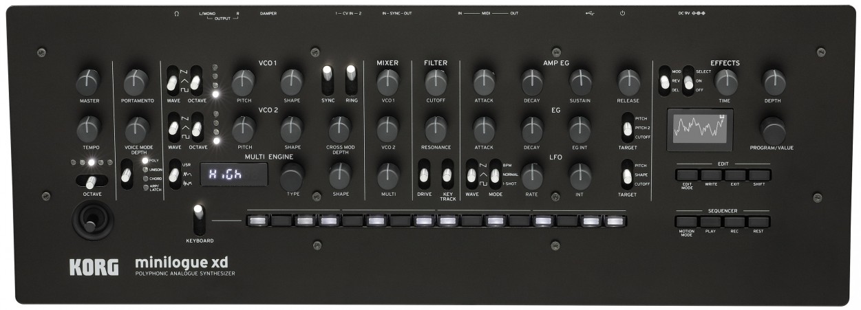 Korg Minilogue-XD-M полифонический аналоговый синтезатор, модульная версия