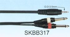 Soundking BB317 5FT кабель миниджек - 2 джека