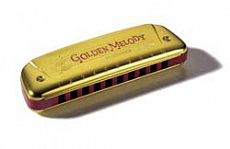 Hohner Golden Melody, 543/20 C/''До''  губн.гарм. позолоч. крышки (M543016)