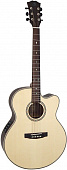 Dowina Danubius JCE акустическая гитара с вырезом, цвет натуральный