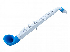 Nuvo jSax (White/Blue) саксофон, строй С (до), цвет белый/синий, в комплекте кейс