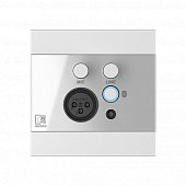 Audac WP225/W  панель удалённого микшера с Bluetooth-приёмником, универсальная, цвет белый