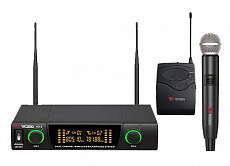 Volta US-2X микрофонная радиосистема с ручным и головным микрофонами UHF диапазона с фиксированной частотой