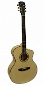 Dowina Rustica GAC-ds акустическая гитара гранд аудиториум с вырезом, цвет натуральный