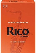 Rico RKA1035  трости для тенор-саксофона, Rico (3 1/2), 10 шт. в пачке