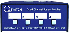 ARX Q switch 4-канальный стерео свитчер