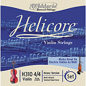 D'Addario H310 4 / 4M helicore violin set medium 4 / 4