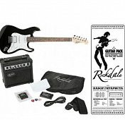 Rockdale ST Pack BK набор начинающего гитариста